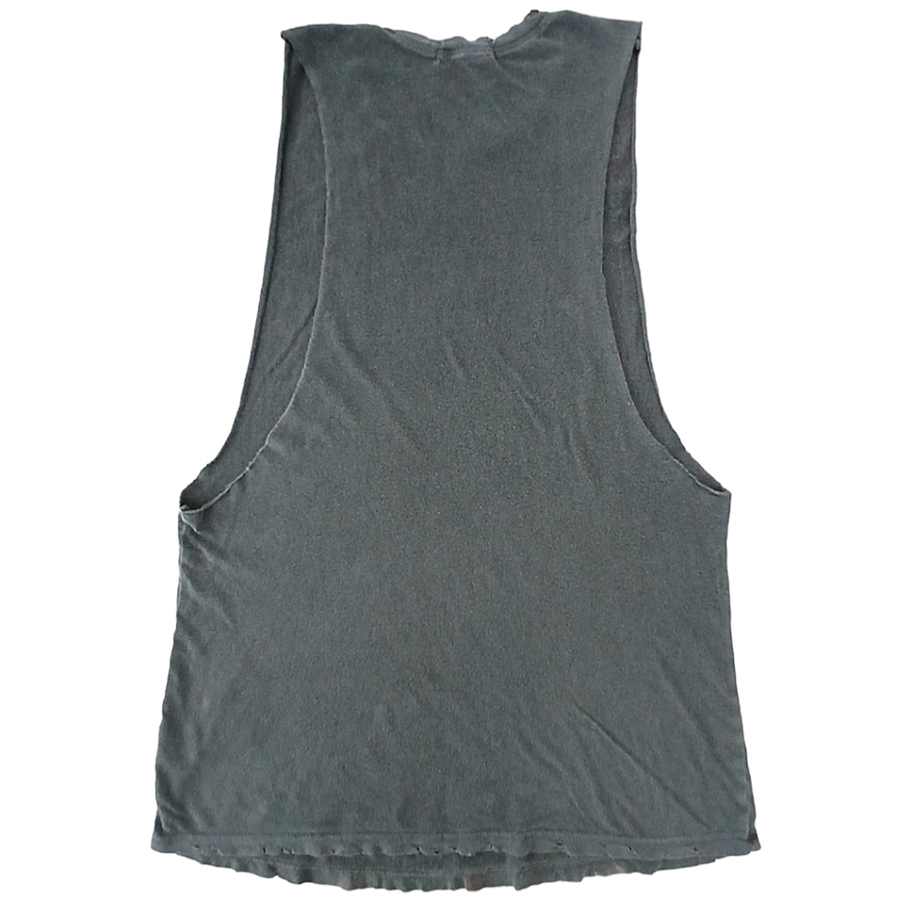 Distressed Tunic Muscle Tee with Graphic Size Small Gray Boho UO Tank Top Tshirt - Picture 8 of 9